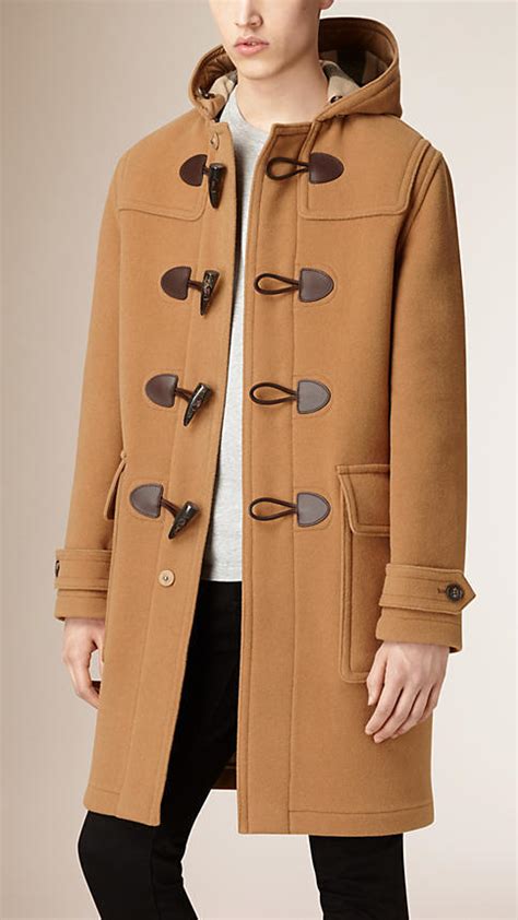 oversize wool duffle coat burberry|burberry duffle coat vintage.